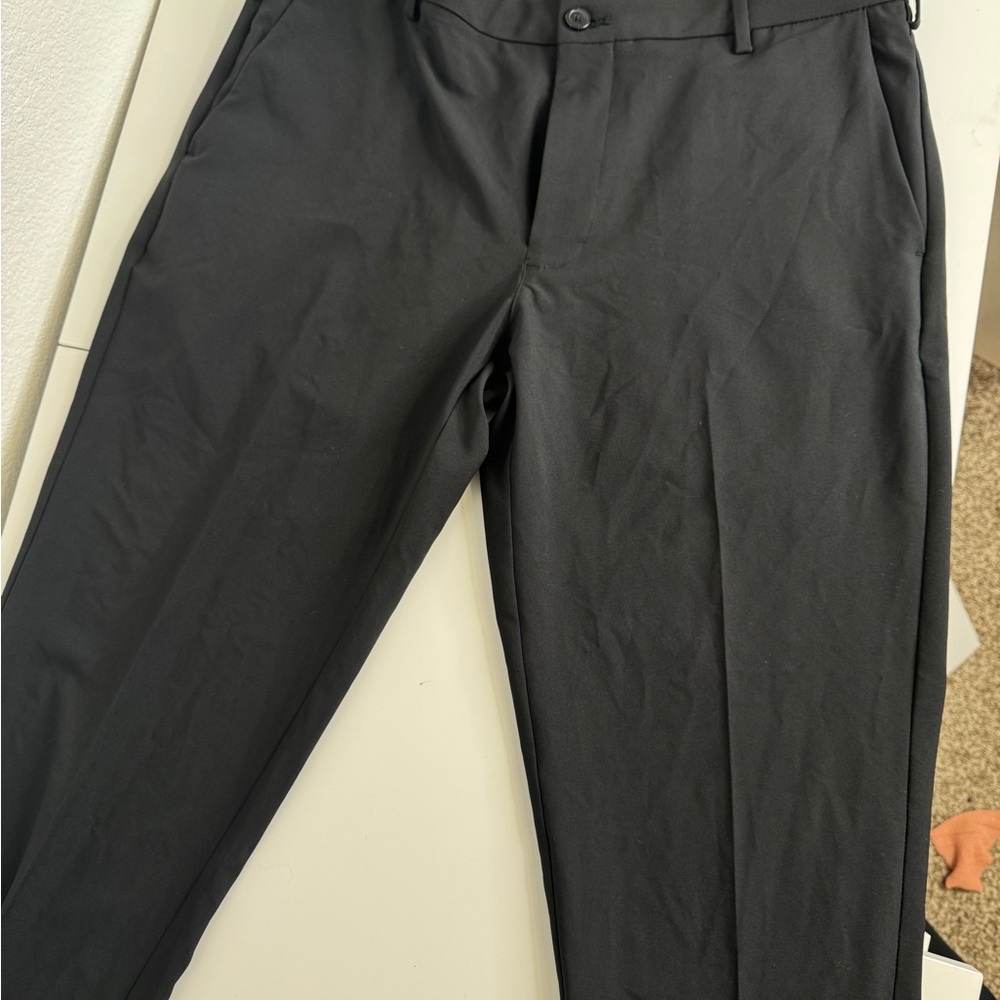 Van Heusen Black Dress Pants for Men